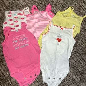 Carters bundle tank bodysuits
